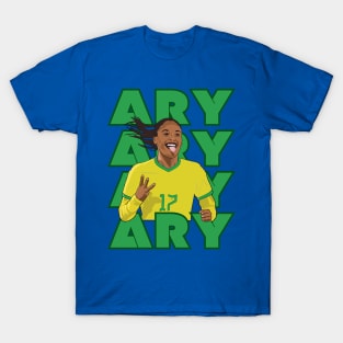 Ary Borges Brazil Racing Louisville Football Player T-Shirt